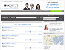 Tablet Screenshot of expectra.mc